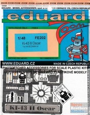 EDUFE202 1:48 Eduard Color Zoom PE - Ki-43 II Oscar HAS kit 