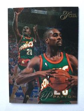 1995-96 Flair Gary Payton Seattle SuperSonics Card #189