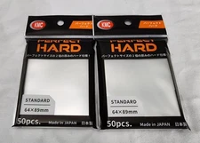 2x KMC Perfect Hard Fit / Size Sleeves - 100 Count - MTG Magic Gathering Pokemon