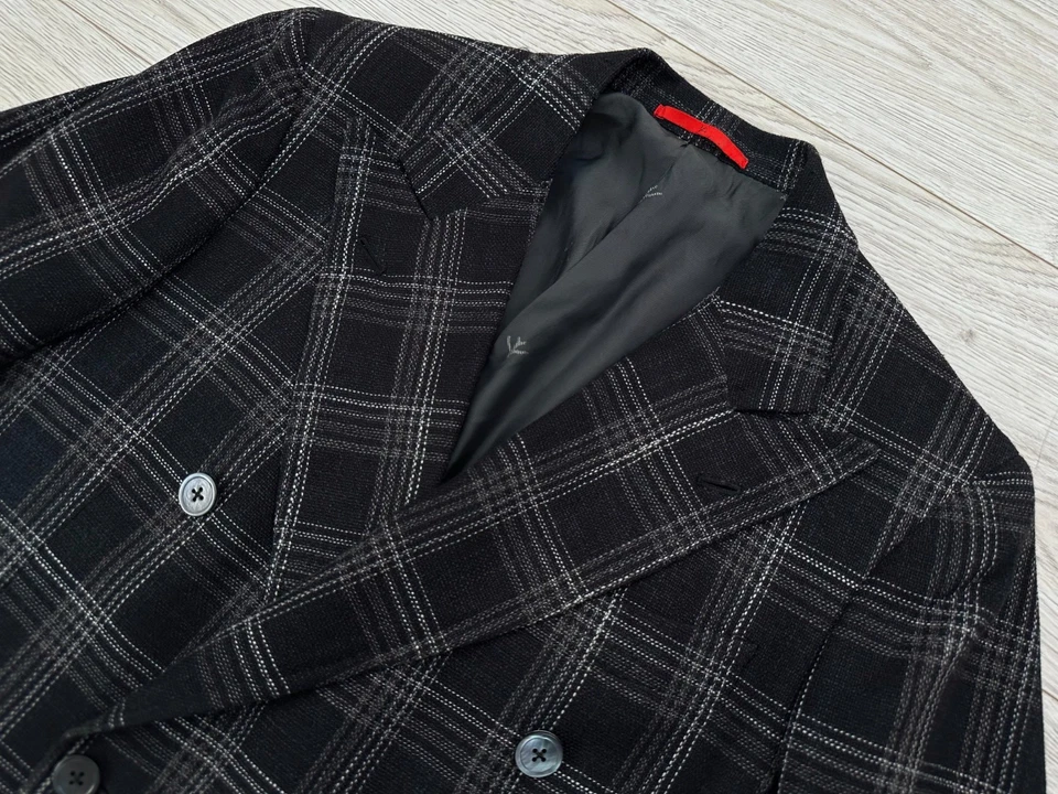 Chaqueta a cuadros Isaia "Hopsack Silk" Cortina 2022 $5995 doble pecho 40R 38R 50R Foto 4 de 4