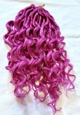 FULL SET Dreads HANDMADE Locs BRAID IN Hair Extensions Dreadlock