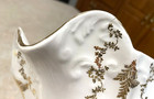 1938 Homer Laughlin Large Wash Basin, Pitcher, Shaving Mug, And Soap Dish — photo 4