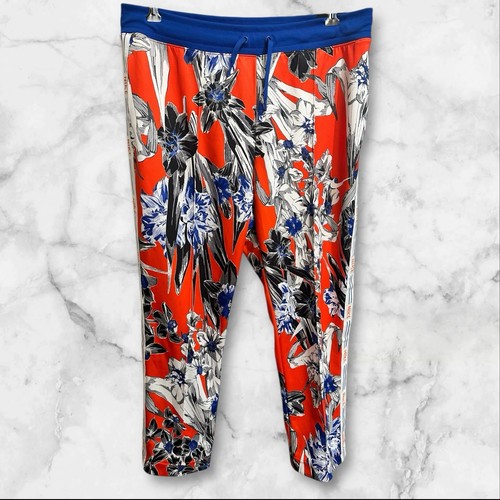Nike NSW Sportswear Floral Track Pants Women's Size XL Red Blue White AR2203-892