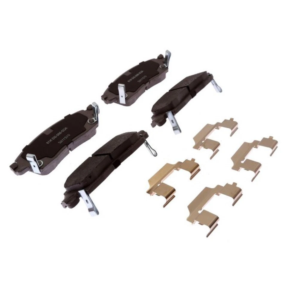 Pastillas de freno de disco traseras ACDelco originales para GMC Acadia 2007-2017 | ranuradas de cerámica Foto 3 de 4