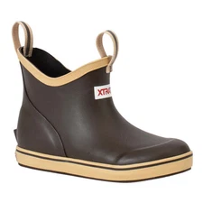 XTRATUF Kid's Ankle Brown Deck Boot (XKAB900)