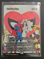 wedding ring card mtg [1059] [Extended Art] [Universes Beyond: Doctor Who] [Surge Foil]  Face to Face Games you draw a card (The Ring) 100% Hand-Drawn 100ct
