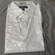 BANANA REPUBLIC Men's Size Large Wrinkle Resistant DRESS SHIRT