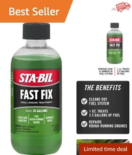 Small Engine Power Restorer - Sta-bil Fast Fix 8oz Cleans & Fixes Running Issues