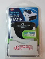 Cosco Premium 1-Color Shutter Stamp "FAXED" Item 035609