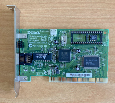 D-Link DFE-530TX REV-B1 ETHERLINK 10/100Mbps Ethernet PCI RJ45 Netzwerkkarte