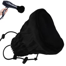 Black Foldable Curly Hair Diffuser Attachment Fits Most Standard Hair Dryers