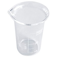 GRAINGER APPROVED 5YHA1 Beaker,50 mL,67 mm H,40 mm Dia,PK12 5YHA1