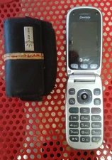 VINTAGE Pantech Breeze 2 II P2000 - Blue and Silver ( AT&T ) Cellular Flip Phone