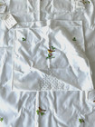 Vintage Rotschild Hand Embroidered Center Piece & TableCloth — photo 4