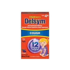 Delsym Children's 12 Hour Cough Relief Liquid - Day or Night Cough Syrup and ...