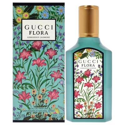 Gucci Flora Gorgeous Jasmine EDP 1.6 oz 50ml Perfume for Women New