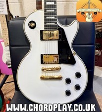 ⚡️MINT 2021⚡️ Epiphone Les Paul Custom Guitar~ Alpine White~ Inspired By Gibson!