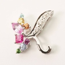 Excellent condition Masumi Kasahara K18WG Initial K necklace top/24-5772S