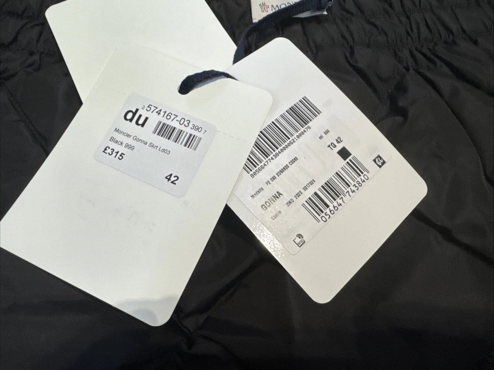 Moncler Women's Gonna Quilted Down Skirt, Size 42 New With Tag's RRP £315 image 7