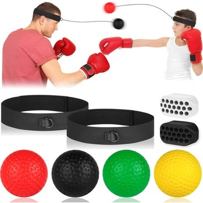 Boxen Reflexball Boxtraining Ball mit Kopfband für Reaktion und Koordination
