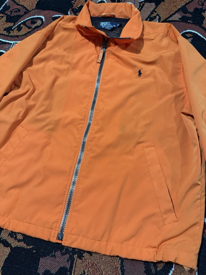 Vintage Polo Ralph Lauren Orange Jacket Large - Image 2 of 4