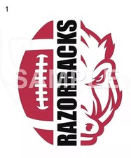 Arkansas Razerbacks  vinyl iron on transfer (CHOICE)