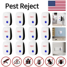 Lot Ultrasonic Pest Reject Home Control Electronic Repellent Rat Mice Repeller