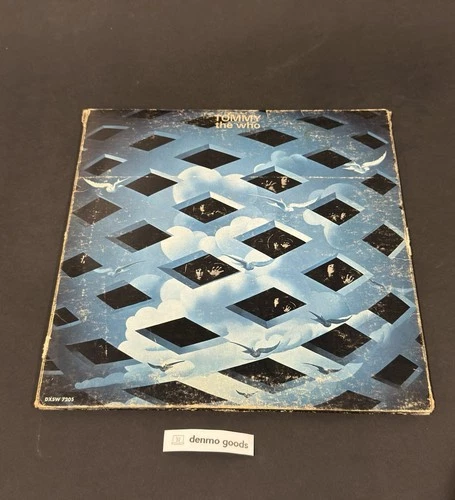 THE WHO Tommy 2 x LP (c) 1969 DSXW 7205 TRI-PANEL GATEFOLD w/ Lyric Insert