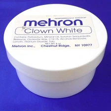 Mehron Clown White 8 oz makeup