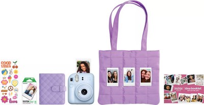 Fujifilm - instax mini 12 Bundle 2025 - Pastel Blue