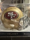 Fred Warner Signed San Francisco 49ers Riddell Speed Mini Helmet Beckett
