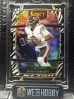 2021 Panini Select - Concourse Justin Fields #50 Zebra Prizm Die-Cut (RC)
