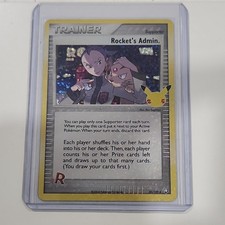 Pokémon Rocket's Admin. 86/109 EX Team Rocket Returns Rare Holo Trainer Card