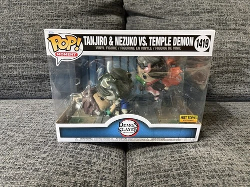 Funko Pop! Moments: Demon Slayer - Tanjiro & Nezuko vs. Temple Demon - Hot Topic