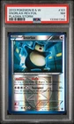 2013 POKEMON B&W PLASMA STORM #101 SNORLAX-REVERSE FOIL PSA 7