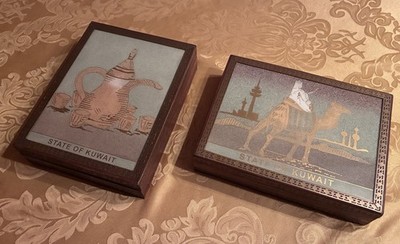 2 Jewelry Jewel boxes from State of Kuwait Great condition