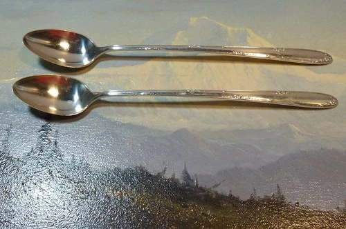 Two (2) Madeira by Towle Sterling Silver Iced Tea Spoon s 7 7/8", Exc. No Mono