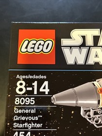 Lego Star Wars# 8095 General Grievous&rsquo; Starfighter MISB, Nahdar Vebb, A4-D 2010