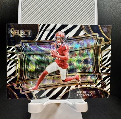 2023 Panini Select Tank Dell #339 (RC ) Rookie Zebra Field Level SSP - Texans