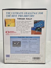 Neo Geo AES Thrash Rally CIB Complete ENGLISH Version ALH-003 Tested SNK