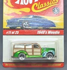 Classics Series 1 Hot Wheels #11 1940’s Woodie Spectraflame 1/64 Diecast Model