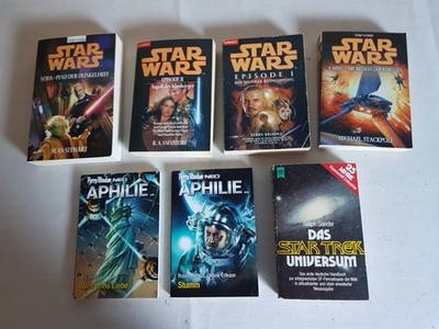 4x Star Wars - 2x Perry Rhodan Neo - 1x Star Trek Universum Bücherpaket