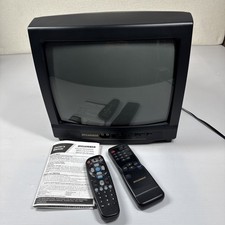 Sylvania SRT2213 13" CRT TV Video Gaming Game Retro Tested  Working