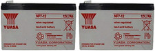 NP7-12 12V 7AH Battery 2 Pack 