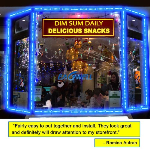BLUE 5050 5054 SMD 3 6 LED Module Light Store Front Window Sign Lamp DC12V Kits - Picture 30 of 37