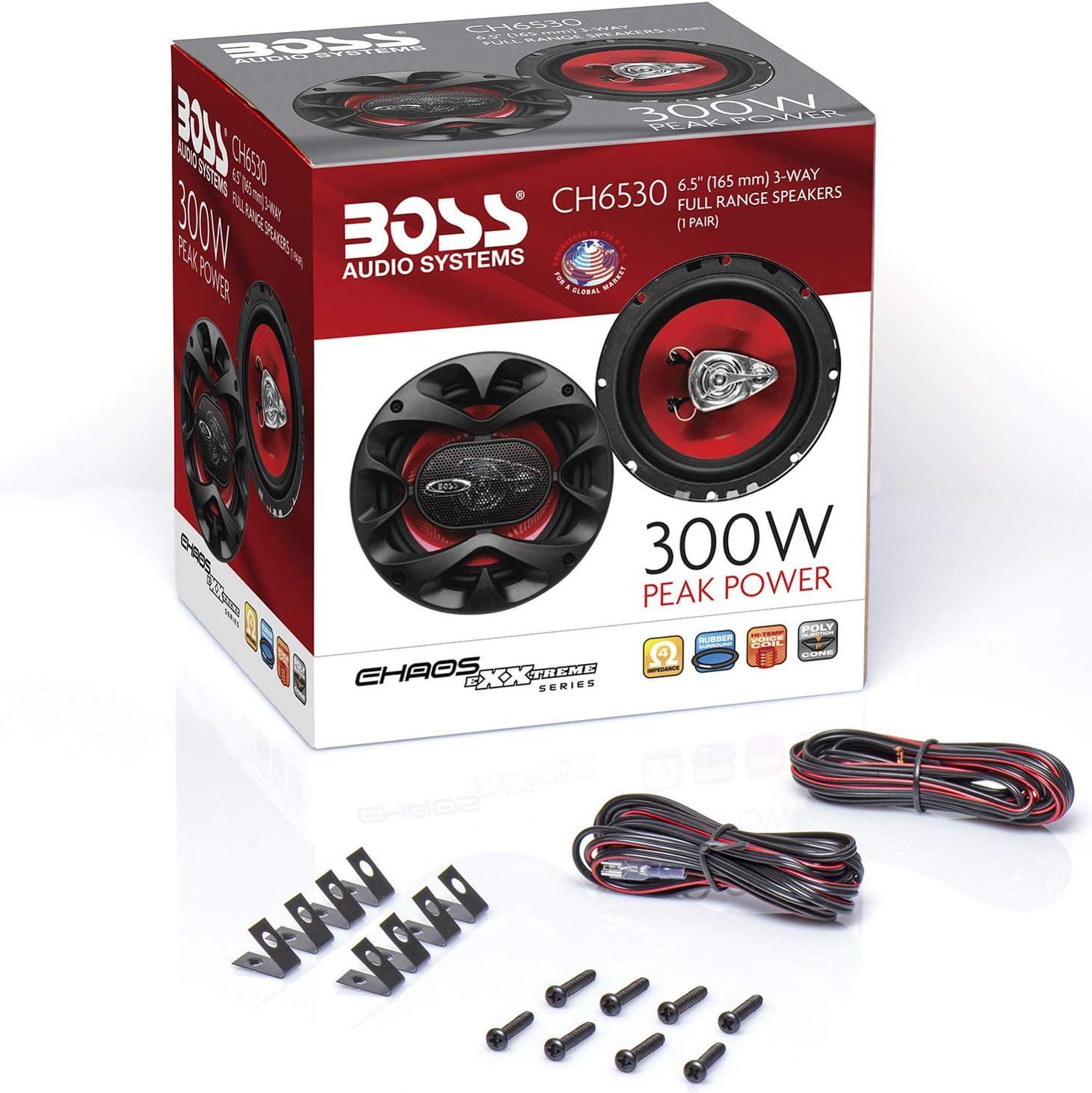 BOSS Audio Systems CH6530 Chaos Series 6.5 Inch Car Door Speakers - 300 Watts 3