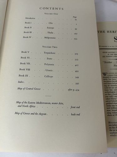 Heritage Press:Histories Of Herodotus-Volume 1 (1958)Beautiful Hardcover Binding - Picture 4 of 14