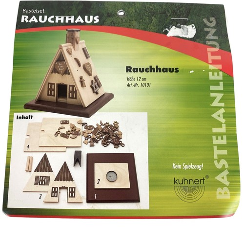 Kuhnert Smokehouse Insense Burner Craft Kit Made In Germany #10101 Cottage - Picture 2 of 9