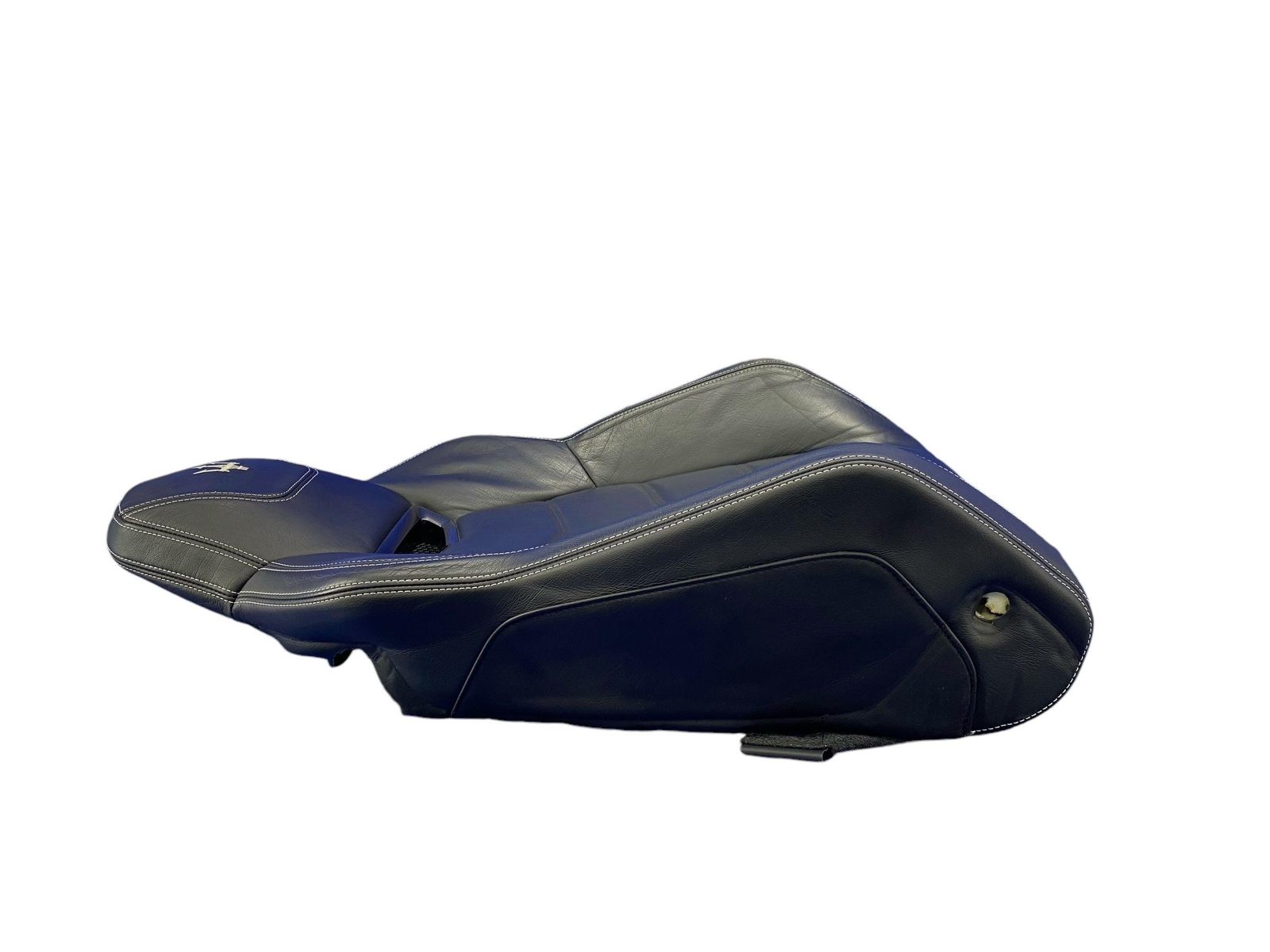 2013-2019 MASERATI GRANTURISMO FRONT LEFT UPPER SEAT CUSHION BLACK LEATHER *WEAR