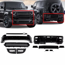 Gloss Black Body Kits Bumper Trims For Land Rover Defender 4D 110/90 2020-2026